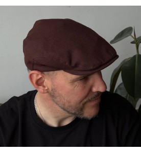 Brown Flat Cap – Classic...