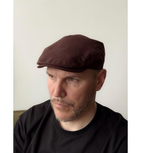 Brown Flat Cap – Classic...