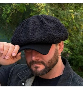 Black Teddy Flat Cap –...