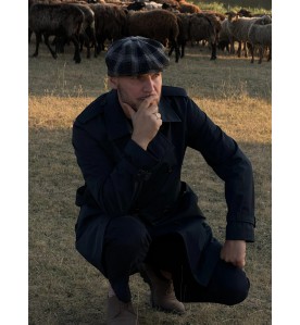 Gray Plaid Newsboy Cap –...